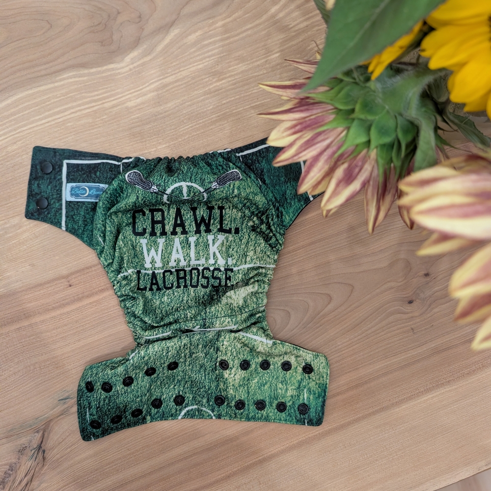 Bella Luna OS Pocket Diaper | Crawl Walk Lacrosse